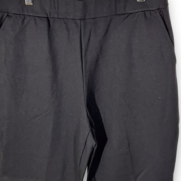 Beautiful by Lawrence Marian Black Knit Pants Minimalist Classic Size M - Picture 6 of 11